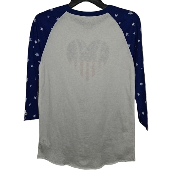 NWT Adidas Girls Softball USA Tee - Picture 2 of 5